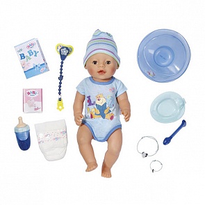Интерактивная кукла-мальчик Baby born, 43 см. (Zapf, 822-012) Интерактивная кукла-мальчик Baby born, 43 см. (Zapf, 822-012)